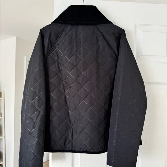 Barbour Black Quilted Utility Jacket - Picture 2 of 3
